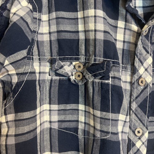Fender By Rock & Roll Religion Mens Button Up Shirt Plaid Rockabilly Country - Picture 4 of 12