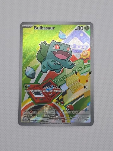 Pokémon TCG Bulbasaur 037 1st Edition Mega Evolution