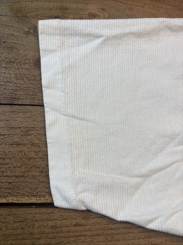 Vintage Cal Cru Textured White T Shirt Size XL Single Stitch Made In USA - Picture 11 of 12