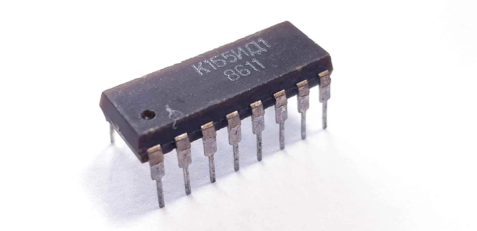 6 x K155ID1 Clock Driver Nixie Soviet SN74141N SN74141J 74141 IC NEW - Image 1 of 1