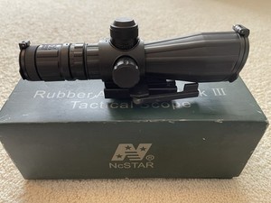 NcSTAR SRTP3942G Rubber Armored Rifle Scope 3-9 40mm P4 Sniper Tactical Retro
