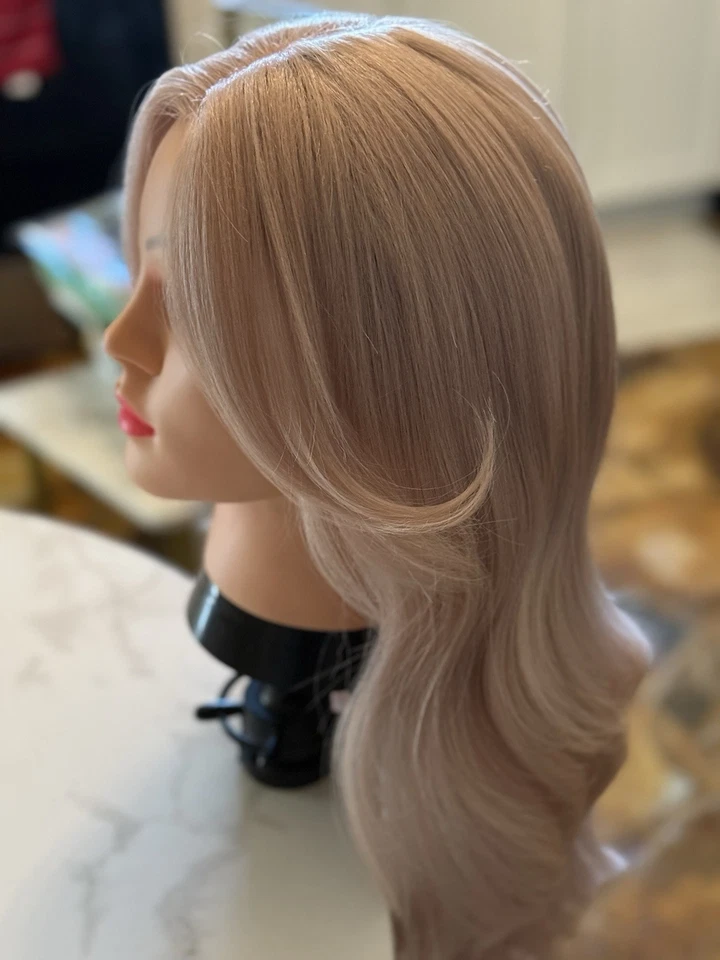 Парик 24 дюйма Sensationnel Pearl Blonde 5 дюймов с глубокими занавесками челками - Изображение 3 из 4