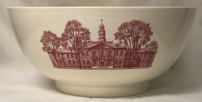 WEDGWOOD VINTAGE PHILLIPS EXETER ACADEMY NH 200 ANNIVERSARY BOWL CENTERPIECE