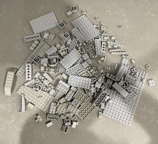 1/2 Pound Assorted Light Gray LEGO  Bricks  Pieces Bulk Lot Genuine Mixed Parts
