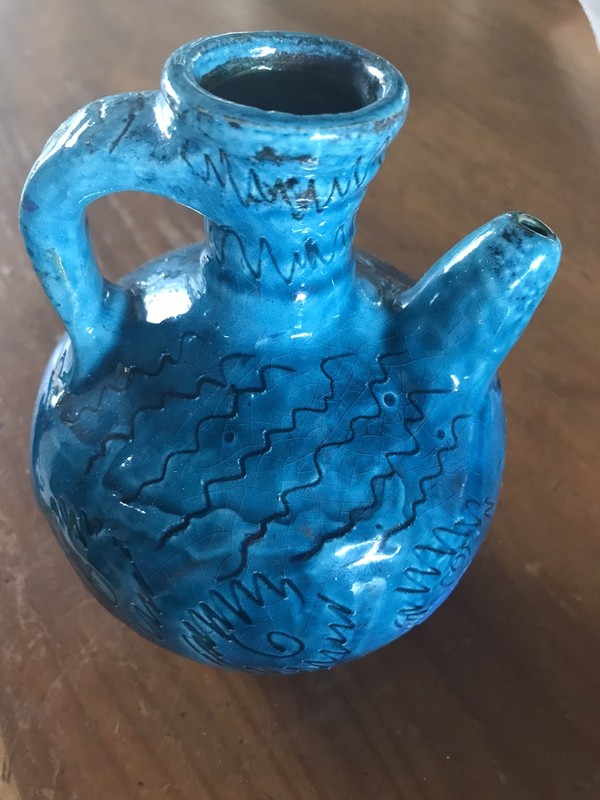 Antique Persian turquoise Pitcher 