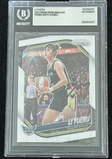 Li Yueru Signed 2025 Panini Prizm WNBA White Seismic Card# 28 BAS Autograph