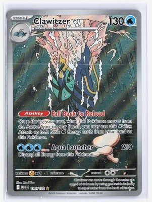 Clawitzer - Illustration Rare ME01: Mega Evolution 141/132 NM
