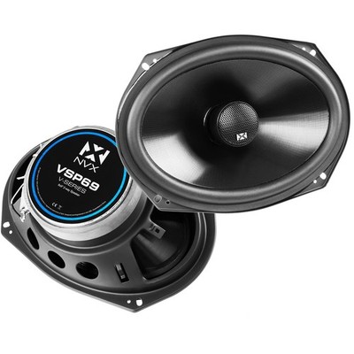 NVX  VSP69 6x9 Premium Car Speakers, 900W Max, 300W RMS, 2-Way Coaxial w/ 1'' ...