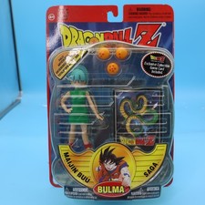 Figura de acción de colección Dragon Ball Z Maijin Buu Saga Bulma 2002 Irwin Toy EN TARJETA