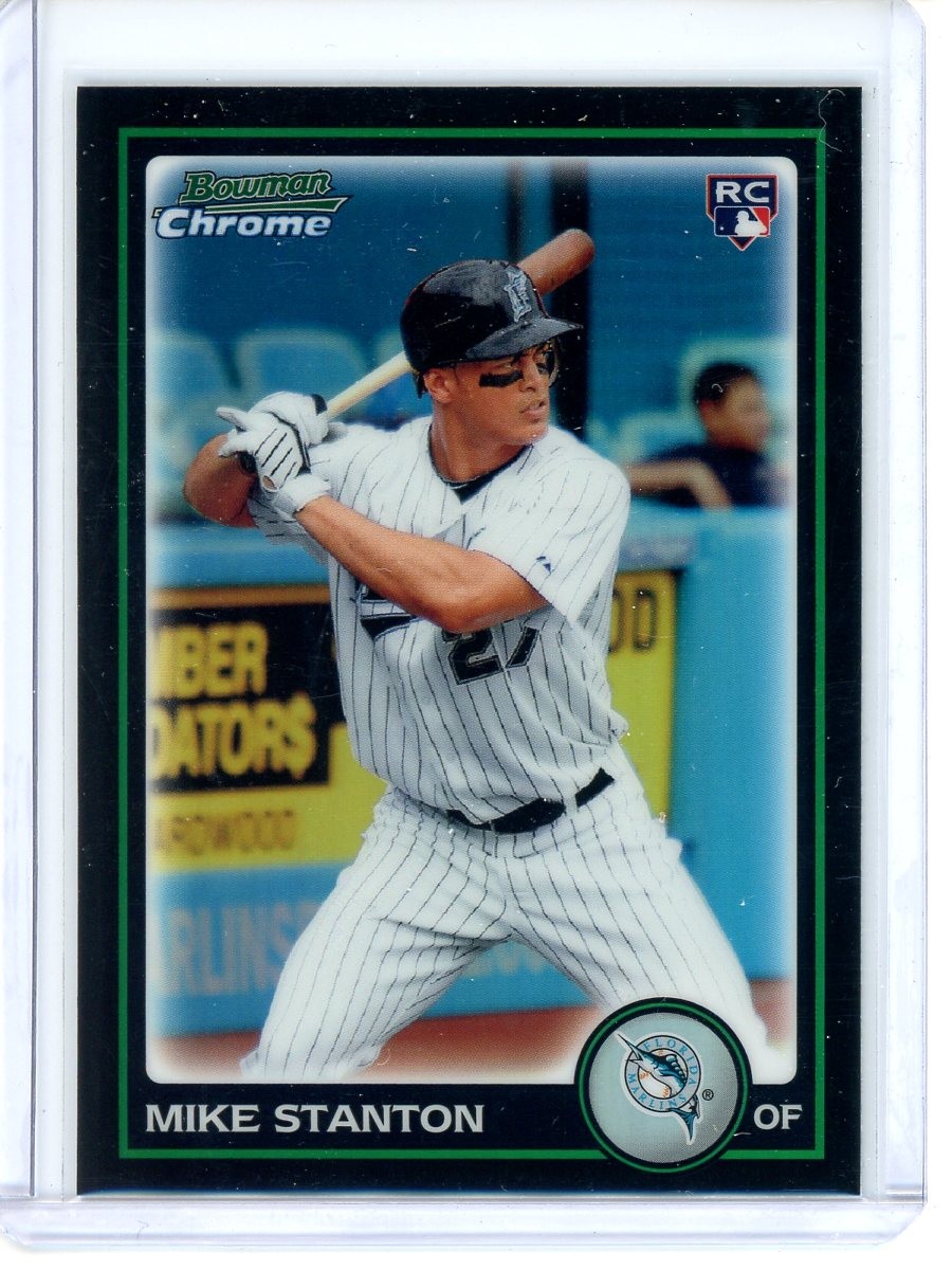 Mike Stanton Chrome Refractors 2010 Bowman Draft Picks & Prospects #BDP30