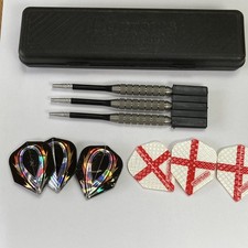 Harrows Dart Set with Case, 3 Darts & Assorted Standard Flights