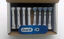 9 - Oral-B iO Deep Clean Replacement Brush Heads WHITE Sealed iO Series
