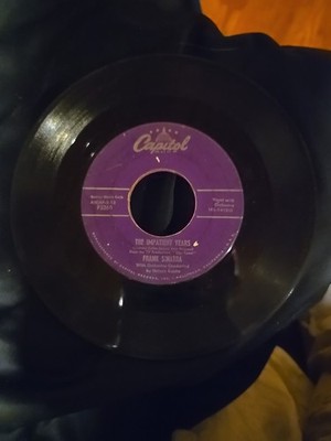 Capitol Records ASCAP-2 F3260 Frank Sinatra Love and Marriage Impatient Years 45