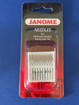 ORIGINAL JANOME 1600p HD9 NÄHMASCHINENNADELN HLx5 90/14er PRO HL x 5 - 10 Stück