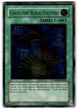 YUGIOH KARTEN FÜR SCHWARZE FEDERN ULTIMATE RARE LP TSHD-DE046