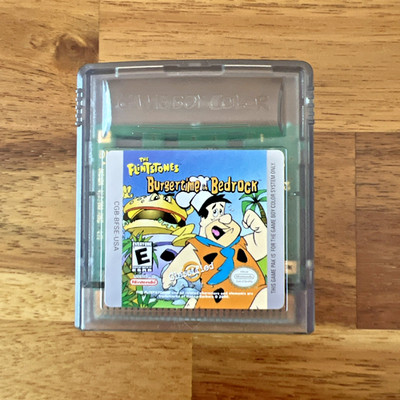 The Flintstones: BurgerTime in Bedrock Nintendo Game Boy Color TESTED WORKS 2001