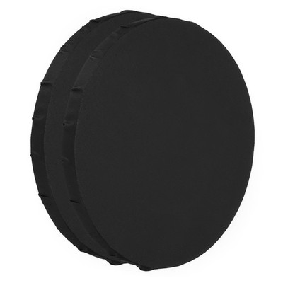 Paint Canvases, 2 Pack 8 Inch Round Stretched Art Board Panels Black