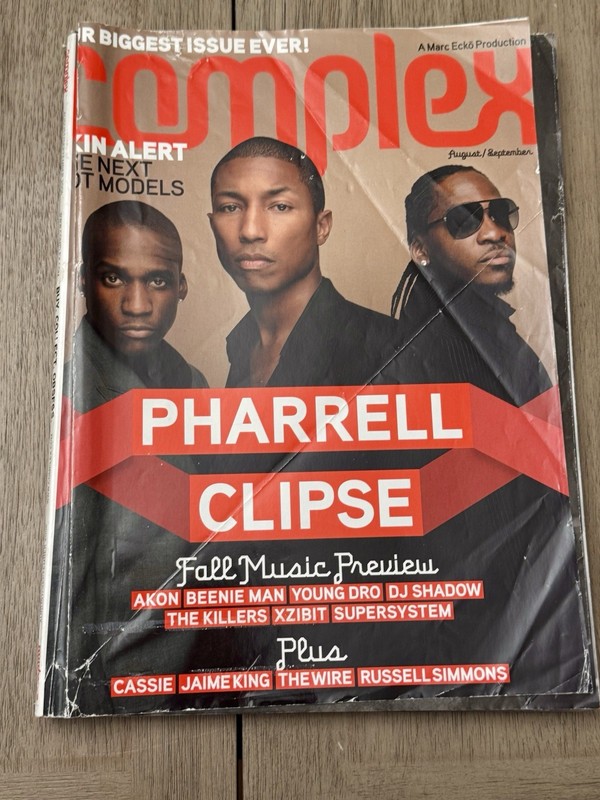 COMPLEX magazine Jamie King Pharrell Clipse Cassie Russell Simmons Jay-Z 