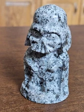 ✨ UV Yooperlite Darth Vader Crystal Carving — Star Wars Figurine | 314 g ✨