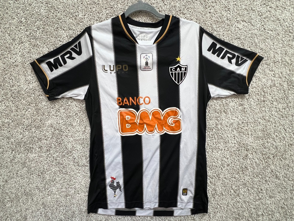 AtléticoMadrid ロヒブランコ100周年記念ユニフォームMサイズ Atletico Mineiro Ronaldinho Home Jersey Mens M 2013 Copa