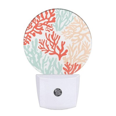 EKOBLA Coral Plug-in Night Light, Ocean Underwater Coral Reef LED Nightlight ...