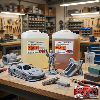 Mouldcraft SG2000 5kg Fast Cast Polyurethan Flüssigkunststoff Gießharz Kit