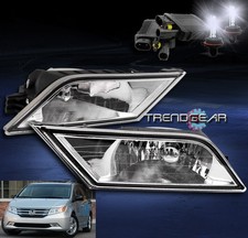 11 12 13 HONDA ODYSSEY EX EX-L LX BUMPER DRIVING JDM CHROME FOG LIGHTS+8000K HID