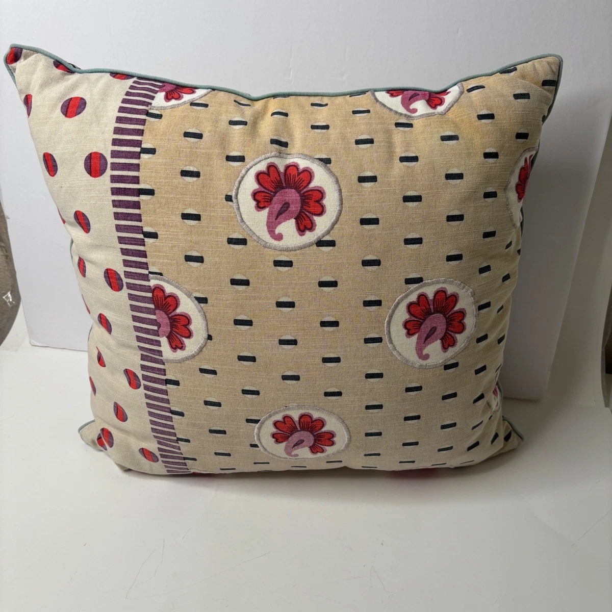 Anthropologie Embroidered Square Home Décor Pillows for sale | eBay