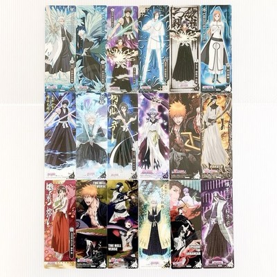 Bleach Ichigo Orihime Bookmark Card Set of 18 Bandai Japan Anime Jump Rare