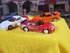 VINTAGE LOT OF 3 Racing Champions The Fast & The Furious 1993 Mazda RX-7
