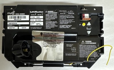 Liftmaster 050ACTWF Garage Door Receiver Logic Board Yellow Learn w/LIGHT SOCKET