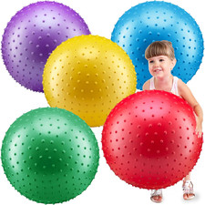 18-Inch Big Balls for Toddlers and Kids - Pack of 5 Inflatable Giant Balls for K