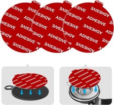 Dashboard Pad Mounting Disk Sticky Adhesive Replacement Kit 3pcs 2.76" 70mm