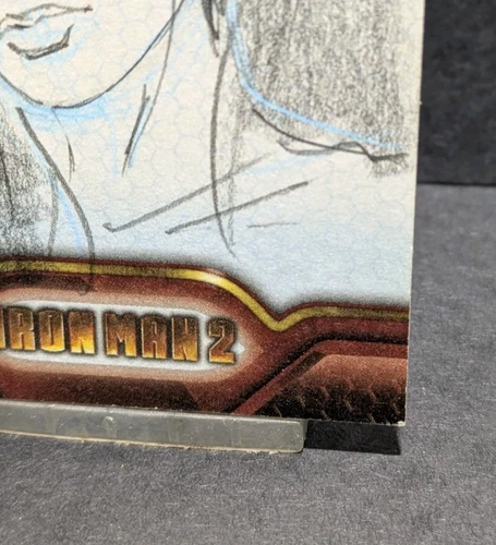 2010 Upper Deck Iron Man 2 sketch card 1/1 - Picture 4 of 10
