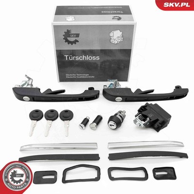 Schlosssatz Schließanlage ESEN SKV 96SKV280 für VW GOLF 2 19E 1G1 POLO 86C 80