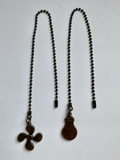 Ceiling Fan Pull Chain 14 Inch Antique Bronze Accent Light  Fan W/ Bead Chains