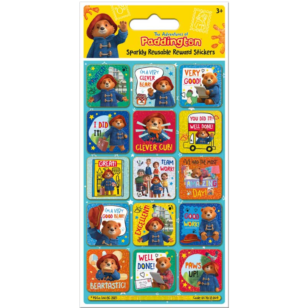 Paddington Sparkly Reusable Reward Stickers
