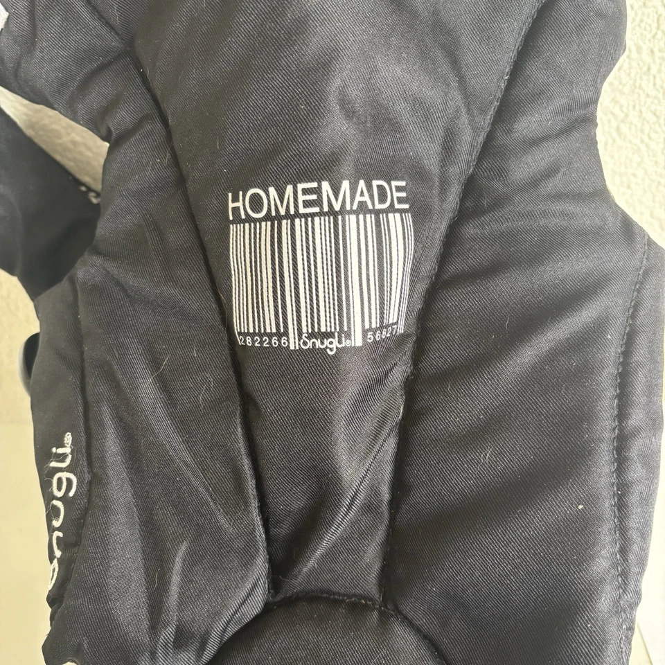 Portabebés Evenflow Snugli Hug blanco y negro con rayas Foto 2 de 4