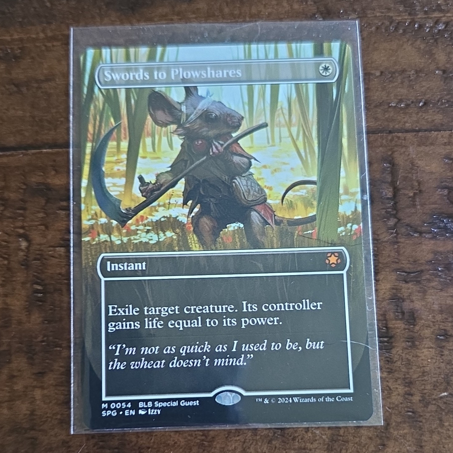 Magic: The Gathering Swords to Plowshares 0054 Special Guests Foil Borderless