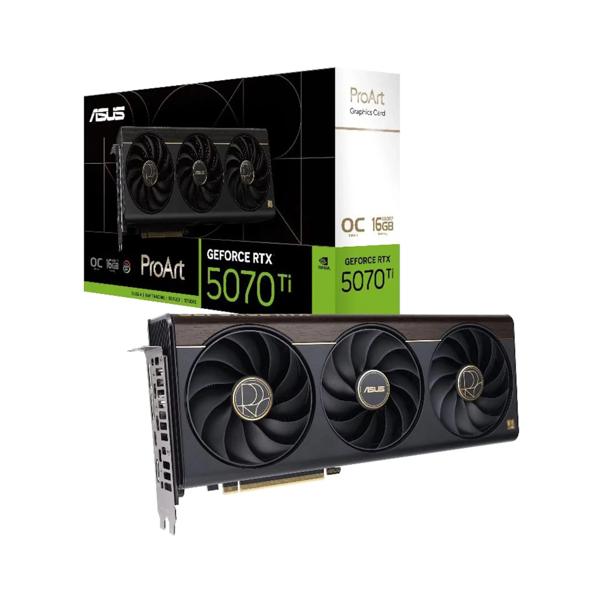 ASUS ProArt GeForce RTX 5070 Ti OC Edition 16GB GDDR7 Video Card
