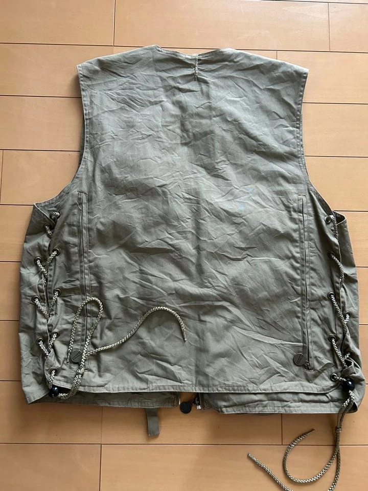 Chaleco de Pesca Garcia Vintage Caqui Aparejos Antiguos Sin Reparaciones Usado Foto 3 de 4