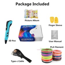 3D Printing Pen Set Doodle Printer Drawing PLA Filament Gift For Kids — image 8