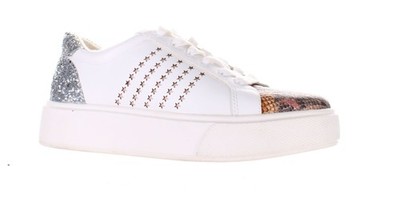 JLO by Jennifer Lopez Womens Erynn White Fashion Sneaker Size 7.5 (7826468)