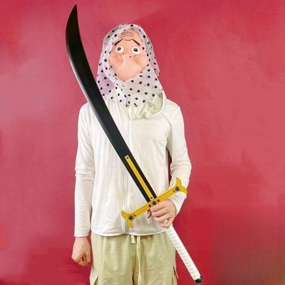 43inch Large Mihawk Katana Wooden Sword Anime Cosplay Knife Original Sabre Gift
