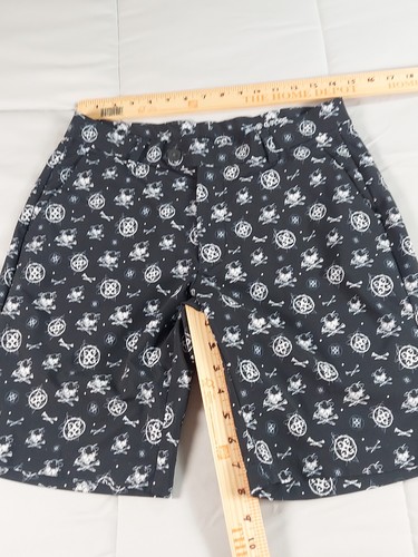 G FORE Shorts Mens 30 Skull & Tees Print Golf Performance Stretch Comfort EUC - Picture 6 of 16