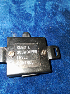 Remote Subwoofer Level Control Wired Bass Knob Module w/ RJ Port Dash Mount