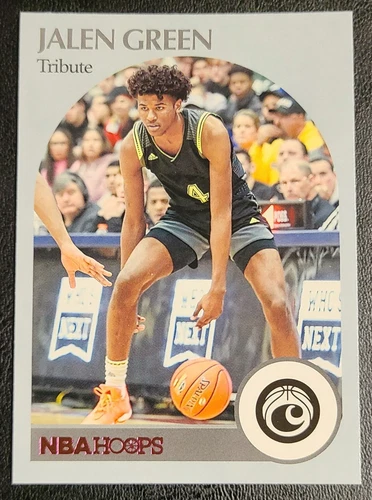2021 Panini Chronicles Hoops Draft Picks Jalen Green Tribute Pink RC #54