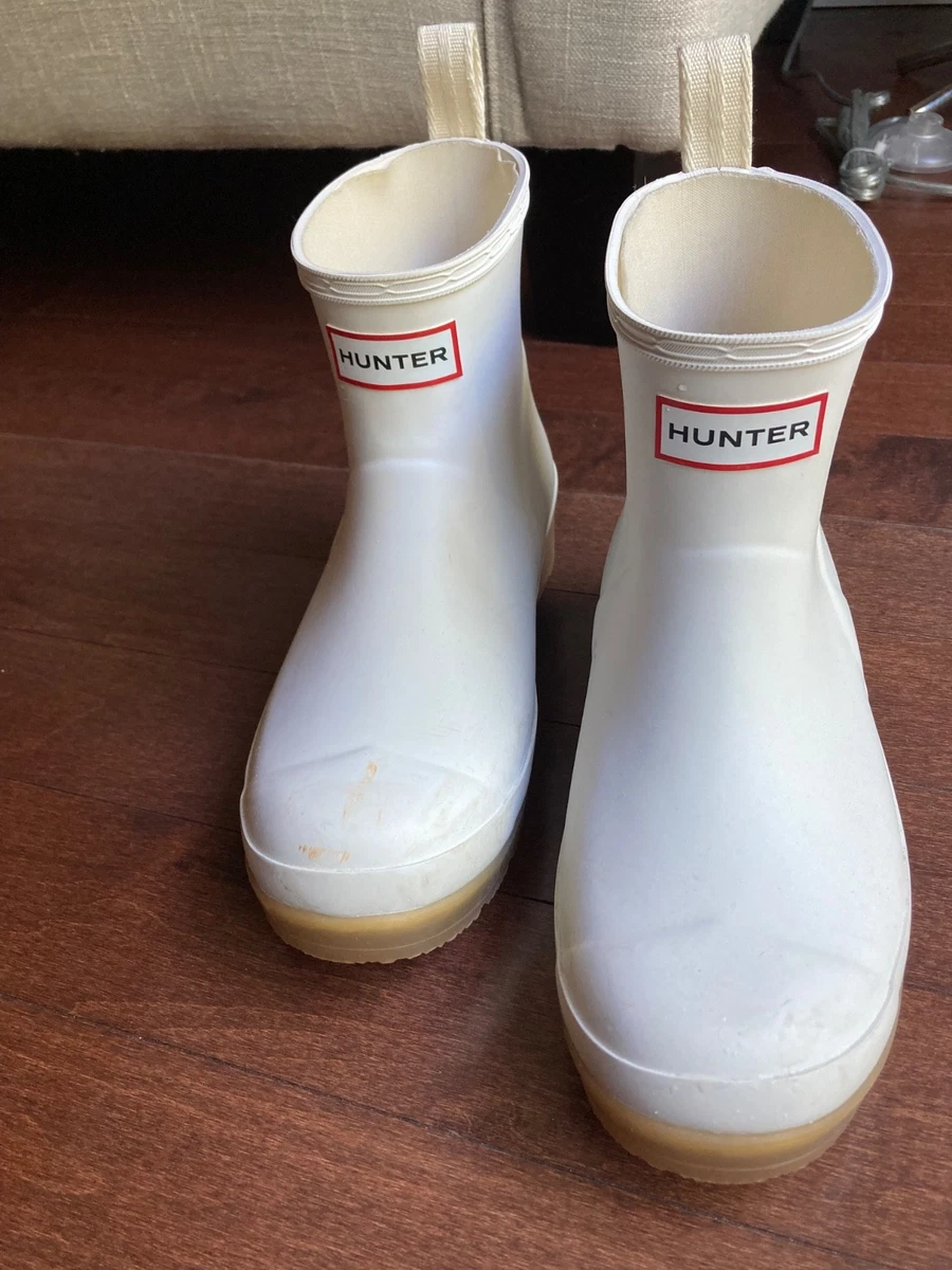 Hunter White Boots for Women for sale - eBay