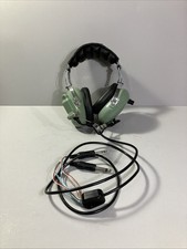 David Clark  Model  H10-40 Aviation Headset Untested