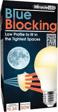 3W Blue Blocking Bulb, Amber Glow
